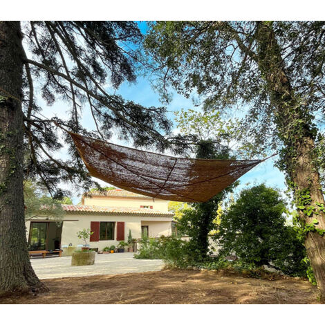 Voile D'ombrage En Fibre De Coco World PLANTIL - Rectangulaire 2x3 M, 60% D'ombre | Naturel, écologique, Pour Terrasse, Jardin - 12