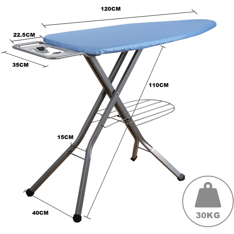 Tapis à Repasser YYTECH 48x85cm - Coton Résistant Chaleur - Pliable - Pour Table,Bureau,Voyage
