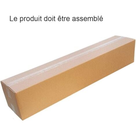 DEWINNER Sommier Tapissier Volige 140x190cm avec Couvre-Lit, Sommiers à Lattes avec 4 Pieds, 26 Lattes