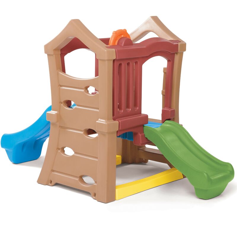 Step2 Clubhouse Climber Aire de Jeux Enfant avec 2 Toboggans Toboggan pour  Enfants Aire de Jeux