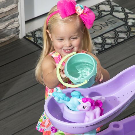 Table pour Enfants Jeux d'Eau en Plastique Etang et Cascade - Step2