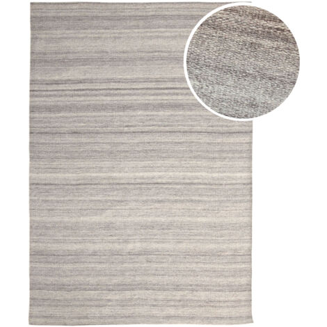 Axi Fiji Tapis D'Extérieur, Rectangulaire, Beige/Gris, 140 X 120 Cm / Épaisseur : 5 Mm - Tapis Jardin Extérieur/Intérieur - Tapis Balcon Fabriqué À Partir De Bouteilles En Pet Recyclées (1/5)