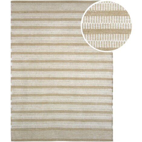 Axi Aruba Tapis D'Extérieur, Rectangulaire, Jaune, 140 X 120 Cm / Épaisseur : 5 Mm - Tapis Jardin Extérieur/Intérieur - Tapis Balcon Fabriqué À Partir De Bouteilles En Pet Recyclées