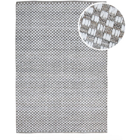 Axi Cyprus D'Extérieur, Rectangulaire, Marron, 200X290 Cm / Épaisseur : 5 Mm - Tapis Jardin Extérieur/Intérieur - Tapis Balcon Fabriqué À Partir De Bouteilles En Pet Recyclées (1/5)