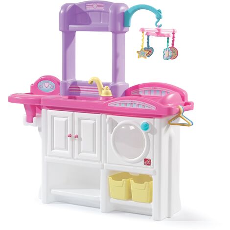 Step2 Love Care Deluxe Chambre D Enfants Pour Pouppees Avec Berceau Siege Bebe Machine