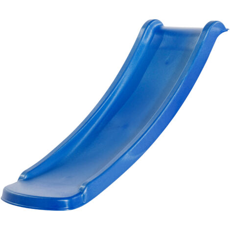 Axi Sky120 Toboggan Bleu - 118 Cm Élément Complémentaire Pour Aire De Jeux / Maison De Jeu Enfant Toboggan Pour Hauteur De Estrade 60 Cm