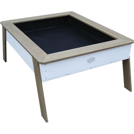 Soulet Table en bois avec bac à sable intégré pour enfant 90 x 91,5