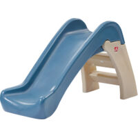 Step2 Play & Fold Toboggan Pliant Pour Enfants Gris / Bleu Toboggan Enfant À Partir De 18 Mois Toboggan De 103 Cm En Plastique