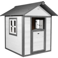 Axi Maison Enfant Beach Lodge En Blanc Maison De Jeux En Bois Ffc Pour Les Enfants Maisonnette / Cabane De Jeu Pour Le Jardin