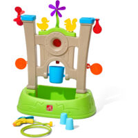 Jouet à eau Step2 Waterpark Arcade – Table d'eau pour enfants avec pulvérisateur et 7 accessoires – Jeux de piscine interactifs – Step 2
