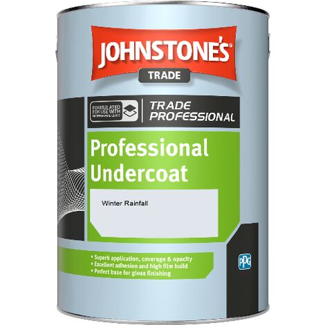 Johnstone's Professional Undercoat spirit based paint - Winter Rainfall - 1ltr