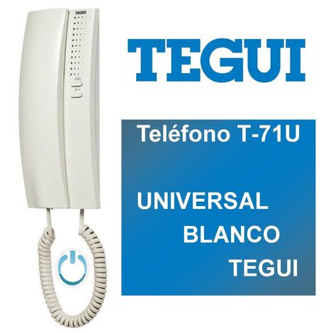Teléfono T-71U UNIVERSAL BLANCO TEGUI 374240