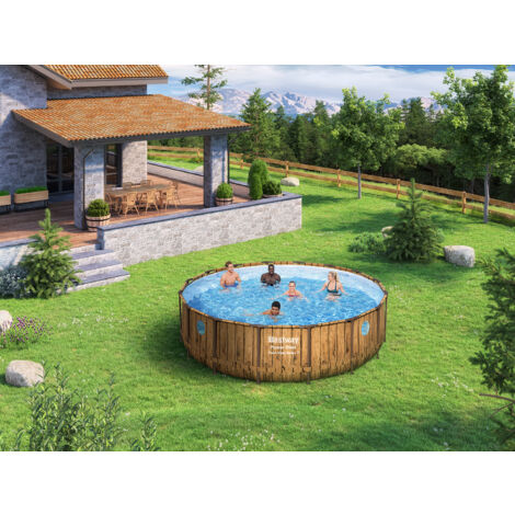 Power Steel™ Swim Vista Series™ Solo Pool ohne Zubehör Ø 488 x 122 cm