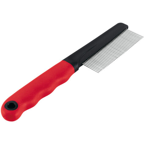 Ferplast GRO 5860 Pettine per cani e gatti con pelo medio e lungo. Variante GRO 5860 - Misure: 20 x 1.6 x h 4 cm -