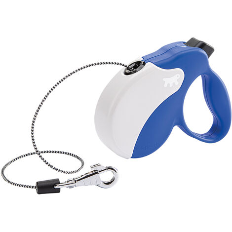 Ferplast AMIGO CORD Guinzaglio allungabile con cordino. 4 misure e vasta scelta di colori.. Variante MINI - Misure: 12 x 3 x h 10 cm - Blu