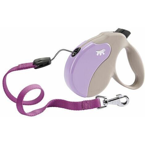 Ferplast AMIGO CORD Guinzaglio allungabile con cordino. 4 misure e vasta scelta di colori.. Variante S - Misure: 14 x 3.6 x h 12 cm - Lilla