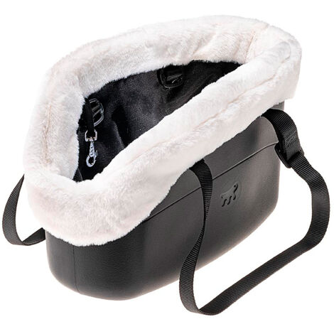 Ferplast WITH-ME WINTER Borsa per cani in resina con rivestimento. 3 colori.. Variante  - Misure: 21.5 x 43.5 x h 27 cm - Nero