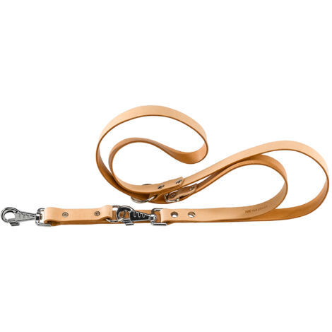 Ferplast NATURAL GA Guinzaglio in pelle vera per l'addestramento di cani - 2 colori e 3 misure. Variante GA22/200 - Misure: 22 mm x L 200 cm - Cuoio Naturale