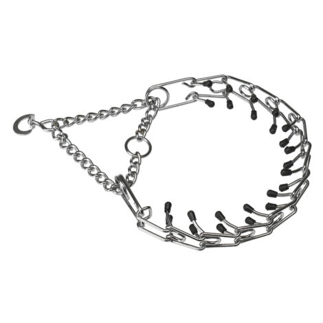 Ferplast CHROME CA Collare per addestramento di cani in acciaio cromato . Variante CA6002 - Misure: A: 46-62 cm -