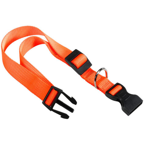 Ferplast CLUB C Collare in nylon per cani, in varie misure e colori. Variante C10/32 - Misure: A: 23-32 cm B: 10 mm - Arancione