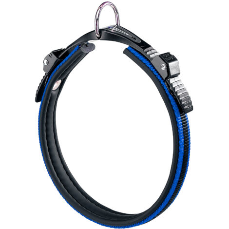 Ferplast ERGOCOMFORT C Collare ergonomico con microregolazione - vari colori e misure. Variante C15/33 - Misure: A: 25-33 cm B: 15 mm - Blu (1/5)