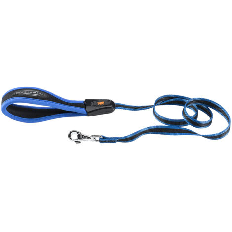 Ferplast ERGOCOMFORT G Guinzaglio in nylon con impugnatura ergonomica - in vari colori e misure. Variante G15/120 - Misure: 15 mm x L 120 cm - Blu