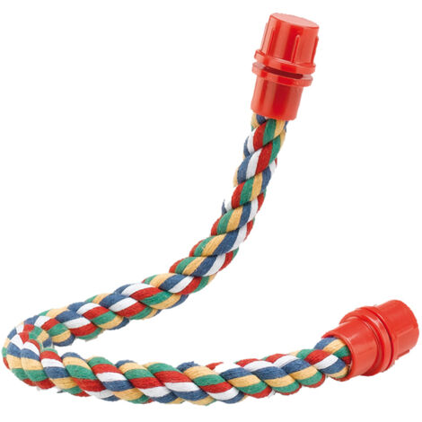 Ferplast Posatoio PA 4112 Posatoio in cotone intrecciato per pappagalli e cacatua. Variante PA 4112 - Misure: Ø 1.6 x 37 cm -