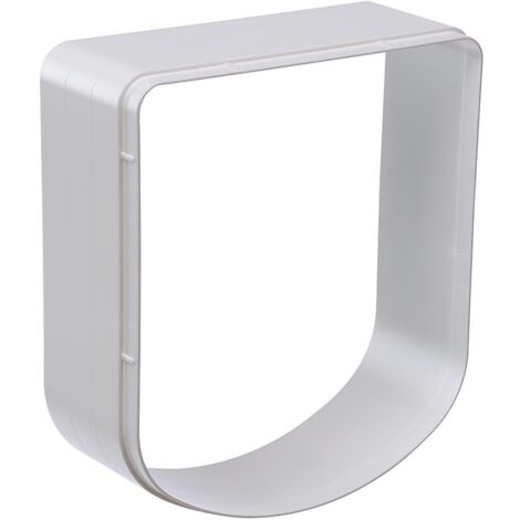 Ferplast SWING EXTENSION Tunnel estensibile per portine Swing per cani e gatti. Variante SWING 3/5  - Misure: 16.3 x 5 x h 18.4 cm - Bianco