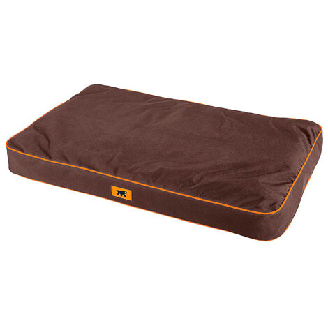 Ferplast POLO Materassino con imbottitura estraibile. In vari colori e misure.. Variante 80 - Misure: 80 x 50 x h 8 cm - Marrone