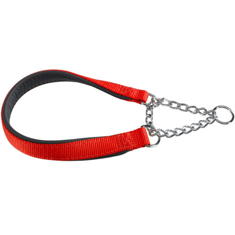 Ferplast DAYTONA CSS Collare a semistrangolo con imbottitura soft. In vari colori e misure.. Variante CSS15/40 - Misure: A: 28-40 cm B: 15 mm - Rosso