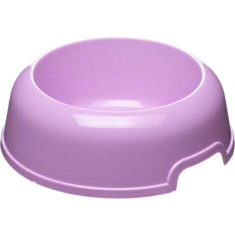 Ferplast PARTY Ciotola in plastica, in vari colori e misure. Variante PARTY 10 - 2 L - Misure: Ø 29 x h 9.6 cm - 2 L - Lilla