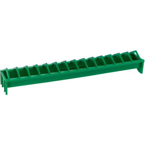 Ferplast FEEDER BATTERY Mangiatoia per galline e pulcini allevati in batteria.. Variante SMALL - Misure: 50 x 8 x h 8 cm - 1 L -