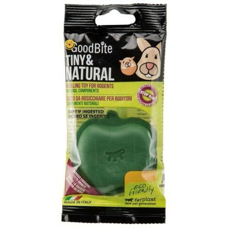 Ferplast TINY & NATURAL APPLE BAG Gioco da rosicchiare per roditori a forma di mela. Componenti naturali.. Variante TINY & NATURAL APPLE BAG - Misure: 7 x 6.5 x h 1.6 cm -
