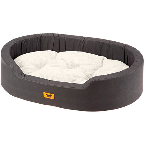 Ferplast DANDY F Cuccetta con cuscino double-face. 6 misure. Variante 65 - Misure: 65 x 46 x h 17 cm - Grigio
