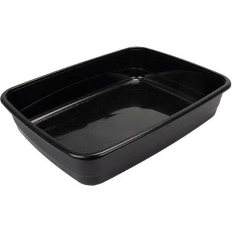 Ferplast NIP 30 Lettiera gatto aperta Ferplast Nip 30 . Variante 30 - Misure: 49.5 x 64.5 x h 14.5 cm - Nero