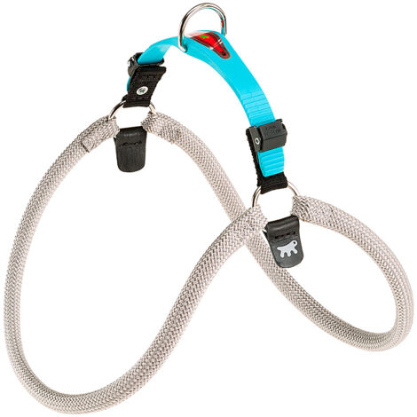 Ferplast AGILA SPORT Pettorina ergonomica per cani in cordino di nylon. Chiusura a microregolazione. Vari colori e misure.. Variante 8 - Misure: A=B 69-77 cm Ø 13 mm - Grigio