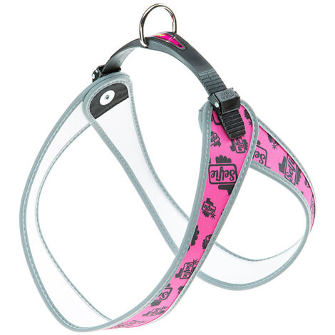 Ferplast AGILA Pettorina ergonomica per cani con chiusura a doppia microregolazione. Varie misure, diverse fantasie.. Variante 7 - Misure: A=B 63-71 cm - Selfie