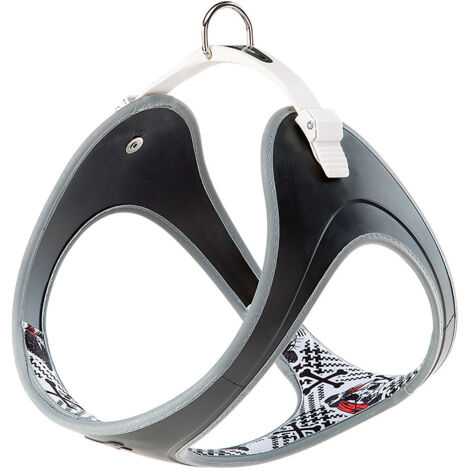 Ferplast ERGOFLEX P FANTASY Pettorina per cani ergonomica ed imbottita con chiusura a micro-regolazione. Vari colori e misure.. Variante L - Misure: A: 53-61 cm B: 57-65 cm - Pirati