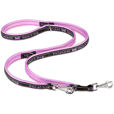 Ferplast SPORT DOG GA Guinzaglio imbottito per l'addestramento di cani. Vari colori e misure.. Variante GA20/200 - Misure: 20 mm x L 200 cm - Lilla