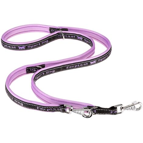 Ferplast SPORT DOG GA Guinzaglio imbottito per l'addestramento di cani. Vari colori e misure.. Variante GA25/200 - Misure: 25 mm x L 200 cm - Lilla