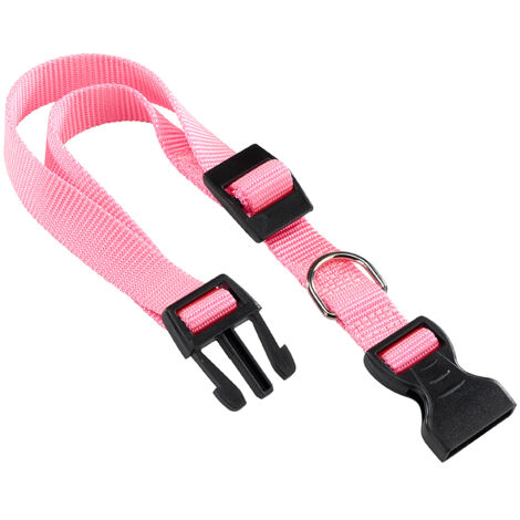 Ferplast CLUB C Collare in nylon per cani, in varie misure e colori. Variante C10/25 - Misure: A: 18-25 cm B: 10 mm - Rosa