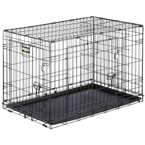 Ferplast DOG INN Box pieghevole per cani in varie misure.. Variante DOG-INN 90 - Misure: 92.7 x 58.1 x h 62.5 cm - Nero