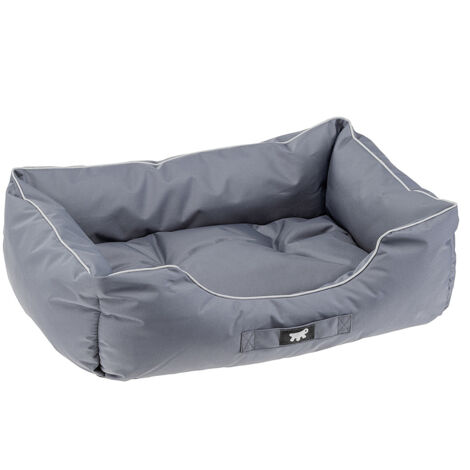 Ferplast JAZZY Divanetto morbido in tessuto tecnico per cani. Varie misure e colori. . Variante 50 - Misure: 55 x 45 x h 20 cm - Grigio