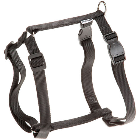 Ferplast CHAMPION P Pettorina in nylon per cani. Vari colori, varie misure.. Variante XXL - Misure: A: 62-104 cm B: 78-120 cm 25 mm - Nero