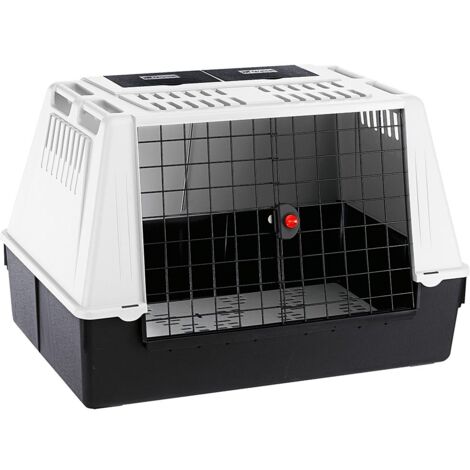 Ferplast ATLAS CAR Trasportino per cani per viaggi in automobile. Varie misure.. Variante 100 - Misure: 100 x 60 x h 66 cm - Grigio