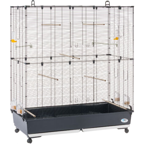Ferplast PLANETA LARGE FERPLAST Gabbia Voliera PLANETA LARGE: Habitat ideale per Canarini, Cocorite. Pratica, funzionale, design italiano. Accessori inclusi.. Variante PLANETA LARGE - Misure: 118 x 59