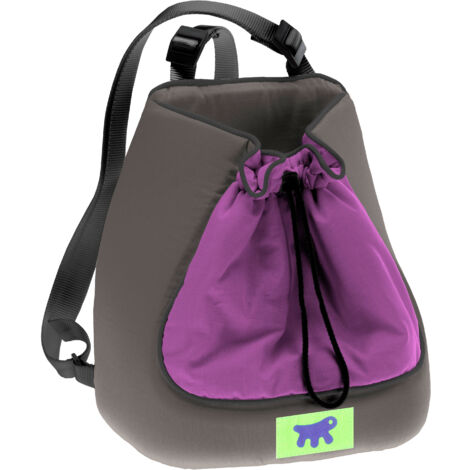 Ferplast TRIP Zaino per il trasporto di gatti e piccoli cani Ferplast TRIP in cotone lavabile con cinghietta di sicurezza inclusa. Cinghie regolabili per trasporto sulla schiena o sul davanti.. Varian
