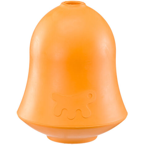 Ferplast CRAZY BELL Gioco per cani Ferplast Crazy Bell misura Grande in gomma naturale resistente. Aromatizzato al pollo,riempibile con premi, crocchette o snack. Variante LARGE - Misure: Ø 8 x 10 cm