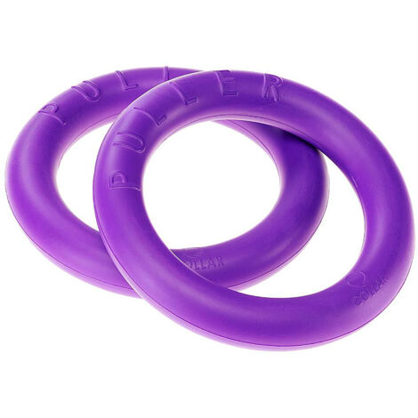 Ferplast PULLER MIDI  Gioco interattivo Ferplast Puller Midi per cani taglia piccola e media, robusto e atossico. Set 2 anelli. . Variante PULLER MIDI - Misure: Ø 19 x 6.4 cm - Viola