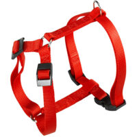 Ferplast CHAMPION P Pettorina in nylon per cani. Vari colori, varie misure.. Variante EXTRA LARGE - Misure: A: 53-84 cm B: 60-98 cm 25 mm - Rosso